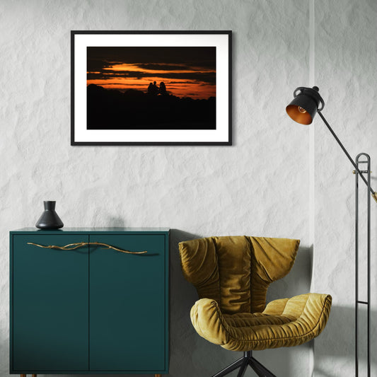 In Between Light  - Framed