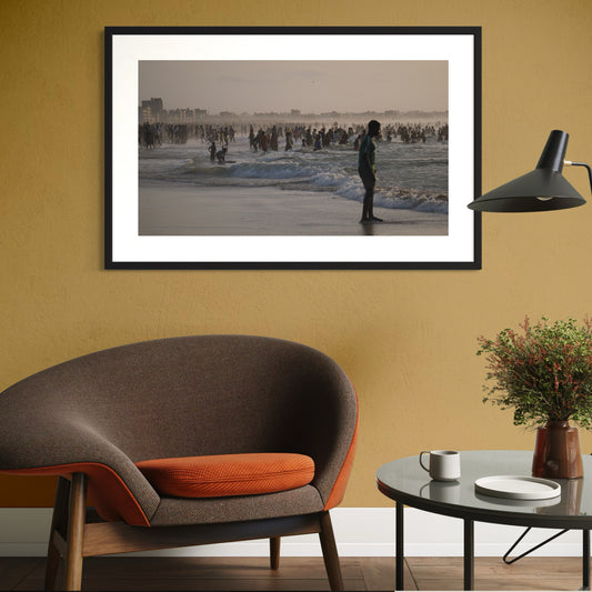 Sunday in Yoff - Framed