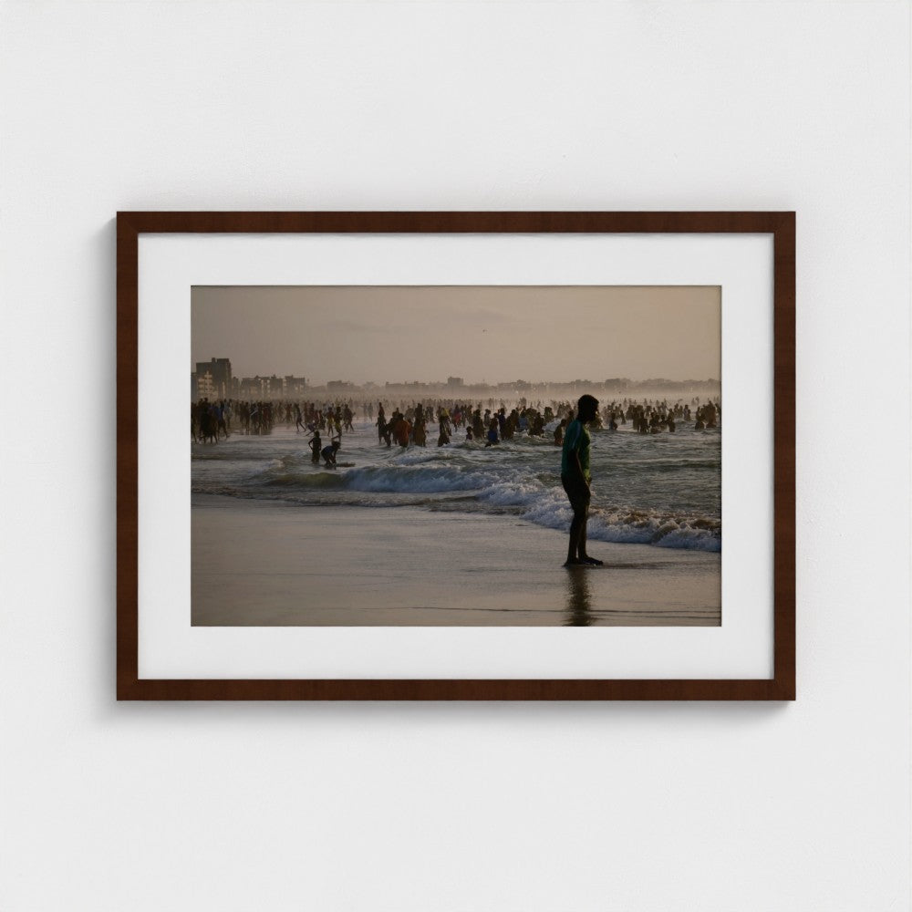 Sunday in Yoff - Framed