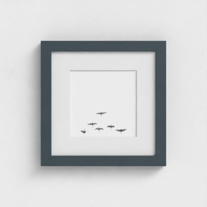 Flight in white